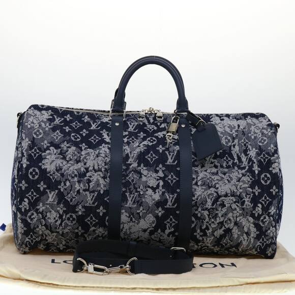 LOUIS VUITTON Monogram Tapestry Keepall Bandouliere 50 Boston M57285 - Picture 12 of 16